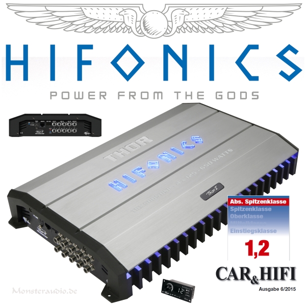 Hifonics THOR TRX5005DSP Mono autóerősítő 0