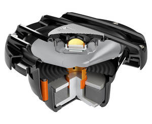 Hertz HMX 6.5-C 16,5cm-es koaxiális vízálló hangszóró fekete színben hajó audió
