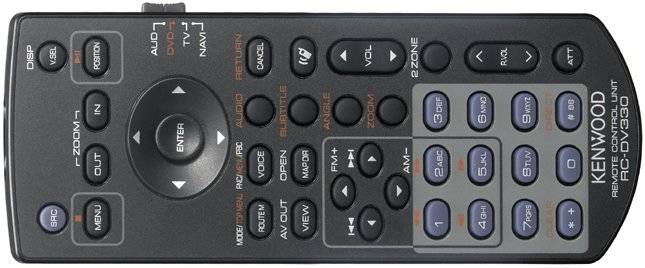 Kenwood tartozék KNA-RCDV331 multimédia távirányító  0