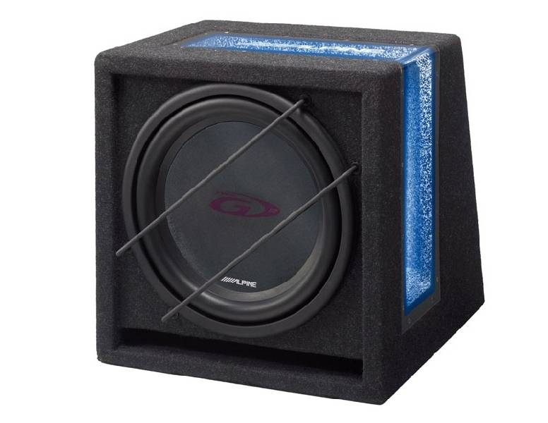 ALPINE SBG-1244BR bassreflex mélyláda 0