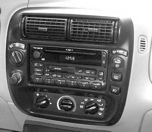 MECATRON Ford Ranger - Mazda B pick-up rádió beépítő keret 1995-  Autóspecifikus kiegésszítők