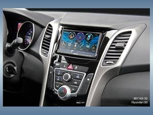 MECATRON Hyundai i30 (GD) 2012.03-> dupla DIN autórádió beépí  Autospecifikus rádiókeret 2DIN