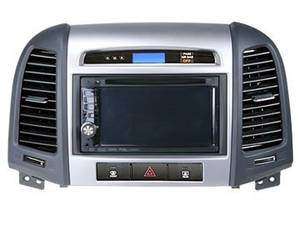 MECATRON Hyundai Santa Fe 2008-2010  autórádió beépítő keret du  Autospecifikus rádiókeret 2DIN