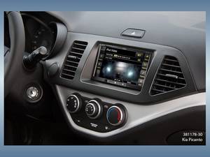 MECATRON Kia Picanto 2011.05-> dupla DIN autórádió beépítő k  Autospecifikus rádiókeret 2DIN