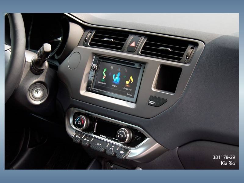 MECATRON KIA RIO 2011.09-> DUPLA DIN AUTÓRÁDIÓ BEÉPÍTŐ KERET 381178-29 Autospecifikus rádiókeret 2DIN 0