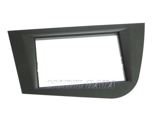 MECATRON Seat Leon 2005- rádióbeépítő keret Dupla ISO 572290-N/T  Autospecifikus rádiókeret 2DIN 0