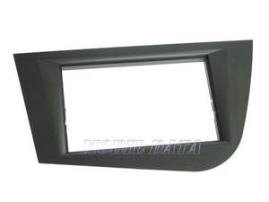 MECATRON Seat Leon 2005- rádióbeépítő keret Dupla ISO 572290-N/T  Autospecifikus rádiókeret 2DIN