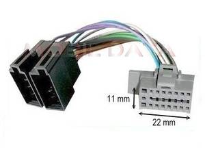 MECATRON PANASONIC autórádió csatlakozó 510391  