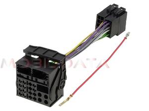 MECATRON Mercedes OEM Audio 10 rádió - ISO csatlakozó kábel 55416  OEM rádiócsatlakozók