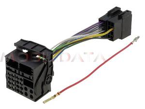 MECATRON Mercedes OEM Audio 20 rádió - ISO csatlakozó kábel 55416  OEM rádiócsatlakozók