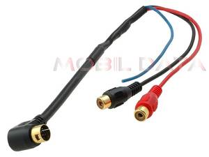 MECATRON AUX-IN és erősítő kimenet kábel VW autókhoz 1424-02  Autospecifikus AUX adapter és Bluetoot egység
