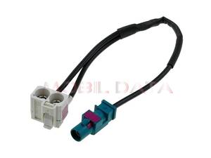 MECATRON FAKRA - Dupla Fakra (fehér) antenna adapter kábel 520175  Audi