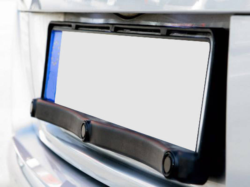 Autohifi-City Rendszámtáblába integrált tolatóradar  Tolató radarok 0