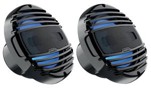 Hertz HMX 6.5-LD-TC Vízálló kétutas 16,5 cm-es koax hangszóró, fekete színben, LED világítással hajó audió 1