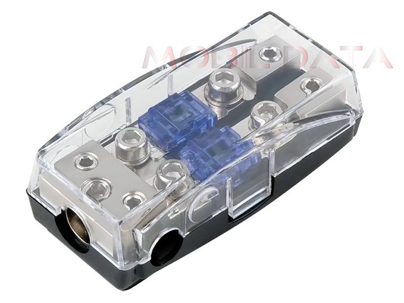 Autohifi-City Mini ANL biztosíték tartó 2 biztosítékhoz  autóhifi biztosíték 0