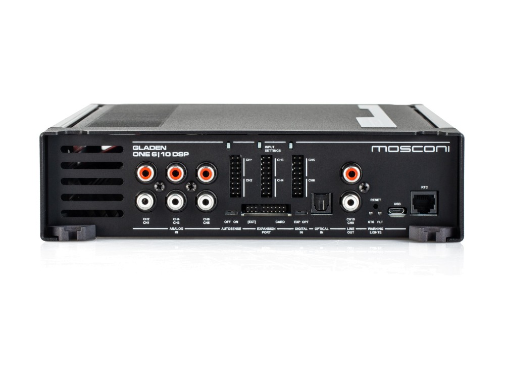 GLADEN One One 6|10 DSP hatcsatornás High Quality DSP autóhifi erősítő 6 csatornás autóhifi erősítő 0