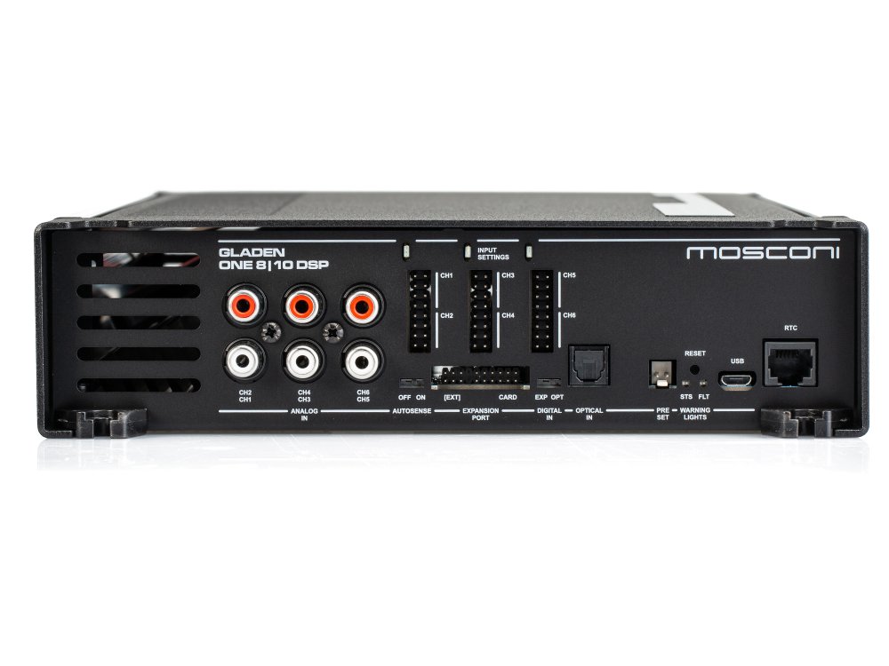 GLADEN One One 8|10 DSP nyolc csatornás High Quality DSP autóhifi erősítő 8 csatornás autó erősítő 3