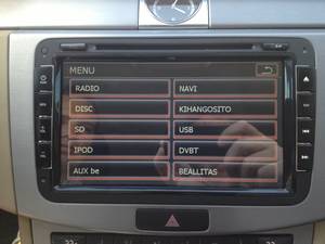  CMP Volkswagen Multimédia Fejegység Gps Hd Pip funkció 3D-s menü 8”-os kijelzővel áron alul ZENEC Autórádiók és kiegésszítők