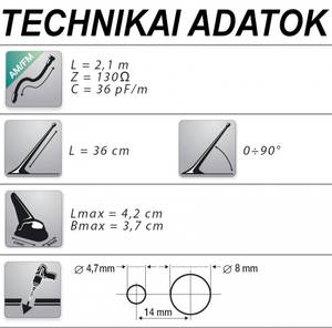 CALEARO Calearo univerzális gumi tetőantenna 15.7667001   Autó antennák és kiegésszítők