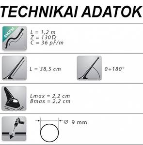 CALEARO Calearo univerzális gumi tetőantenna 15.7667002   Autó antennák és kiegésszítők