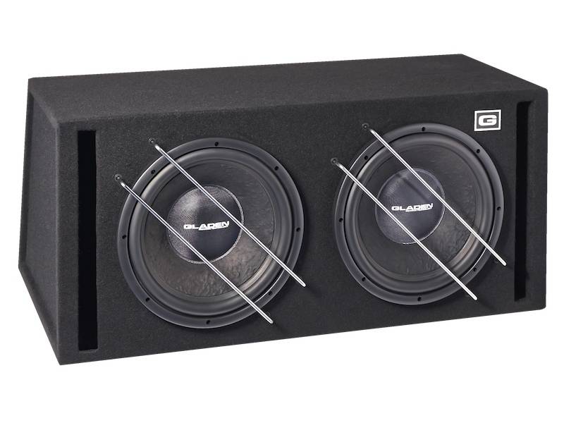 Gladen Audio RS 12 VB DUAL kettős autóhifi subwoofer refle  bassreflex mélyláda 0