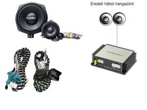 GLADEN BMW Plug and Play hangrendszer F-modelltől GA-SU-BM-F-ENTRY Renault megan I