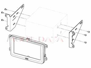 ACV VW, Seat, Skoda rádió beépítő keret Dupla DIN 381320-30  Autospecifikus rádiókeret 2DIN