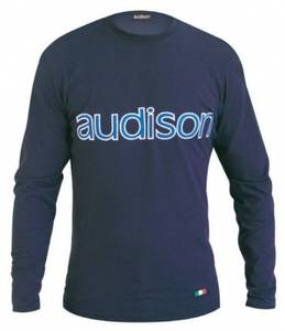 Audison Hosszú ujjú kék póló XL 