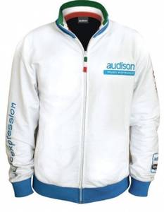 Audison Fehér pullóver XXL 