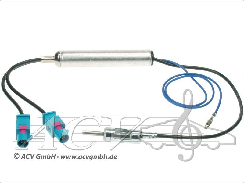 1524-05 2 Fakra DIN antenna adapter fantom táppal 0