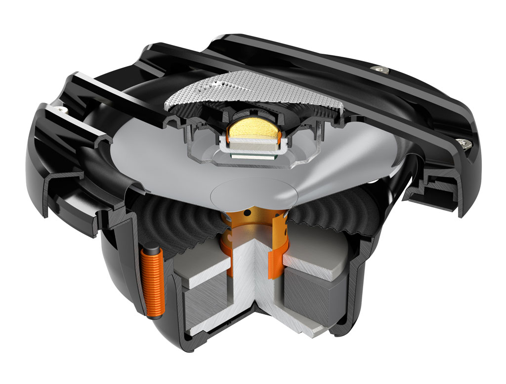 Hertz HMX 6.5 S-LD-G High End, coax, vízálló hangszórópár, többszínű LED-es megvilágítással hajó audió 0
