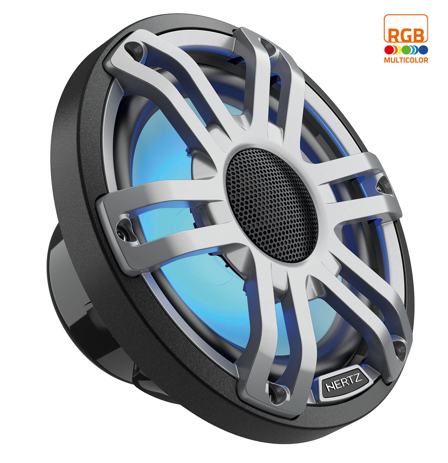 Hertz HMX 6.5 S-LD-G High End, coax, vízálló hangszórópár, többszínű LED-es megvilágítással hajó audió 1