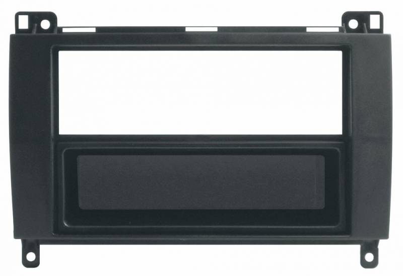 Phonocar 3/334  Mercedes 1 - 2 DIN autórádió beépítő keret, fekete Autospecifikus rádiókeret 2DIN 0