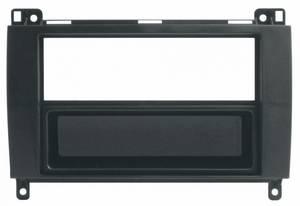 Phonocar 3/334  Mercedes 1 - 2 DIN autórádió beépítő keret, fekete Autospecifikus rádiókeret 2DIN