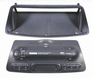 Phonocar 3/234  Fiat Bravo/Brava/Marea rádiókeret takarópanellel fekete Autospecifikus rádiókeret 1DIN