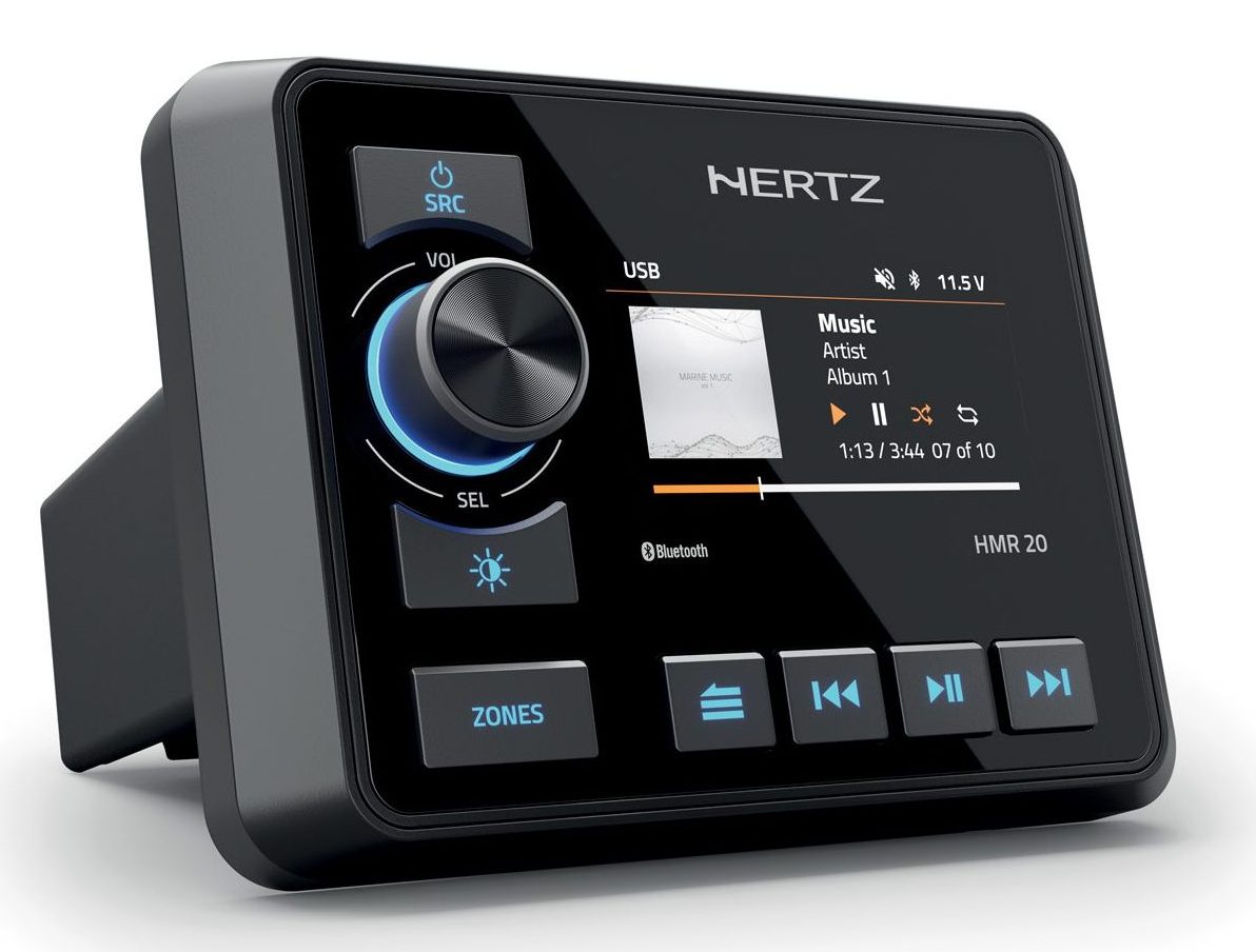 Hertz HMR 20 Hajós, Motor, Powersport digitális médialejátszó hajó audió 0