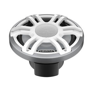 Hertz HMX 7.7 S-LD-SW Hajós koaxiális hangszóró LED világítással és festhető sport ráccsal hajó audió