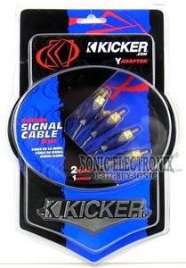 Kicker SIYM autóhifi RCA kábel 0