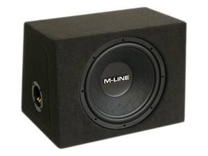 GLADEN M-LINE 12 ZD autóhifi subwoofer zárt ládába  zárt mélyláda