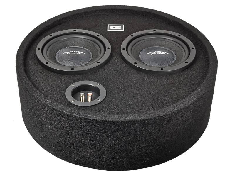 GLADEN Gladen Audio RS 08 Round Box DUAL subwoofer zárt ládában  zárt mélyláda 0