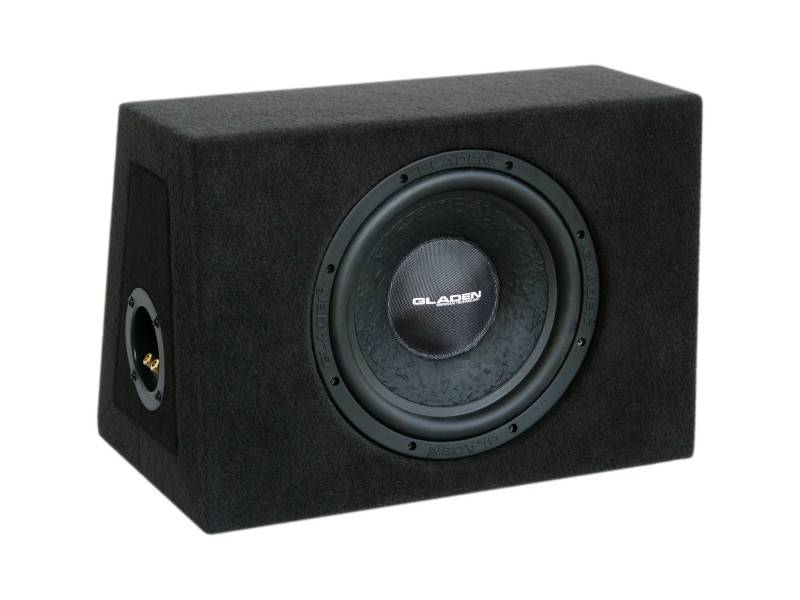 GLADEN RS 10 ZD autóhifi subwoofer zárt ládában  zárt mélyláda 0