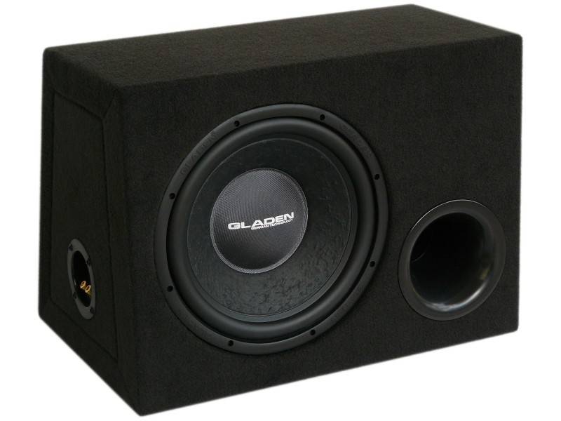 Gladen Audio RS 12 BR autóhifi subwoofer reflex ládában  bassreflex mélyláda 0