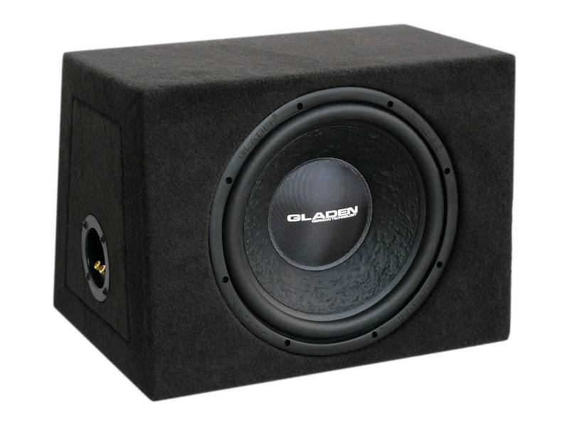GLADEN RS 12 ZD autóhifi subwoofer zárt ládában  zárt mélyláda 0