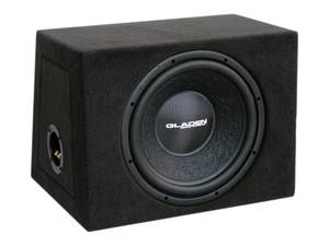 GLADEN RS 12 ZD autóhifi subwoofer zárt ládában  zárt mélyláda
