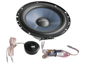 Gladen Audio ALPHA 165 két utas autóhifi hangszóró  16 cm-es elsőszett