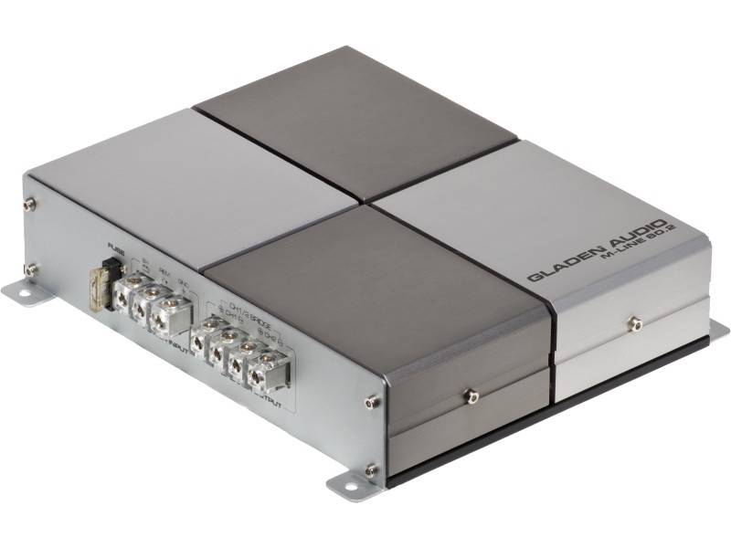 GLADEN M-LINE 80.2 autóhifi erősítő 2 csatornás  2 csatornás autóhifi erősítő 0