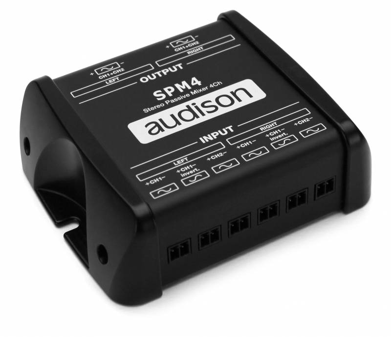 Audison SPM4 passzív jelátalakító aktív OEM rendszerekhez  Hangprocesszor 0