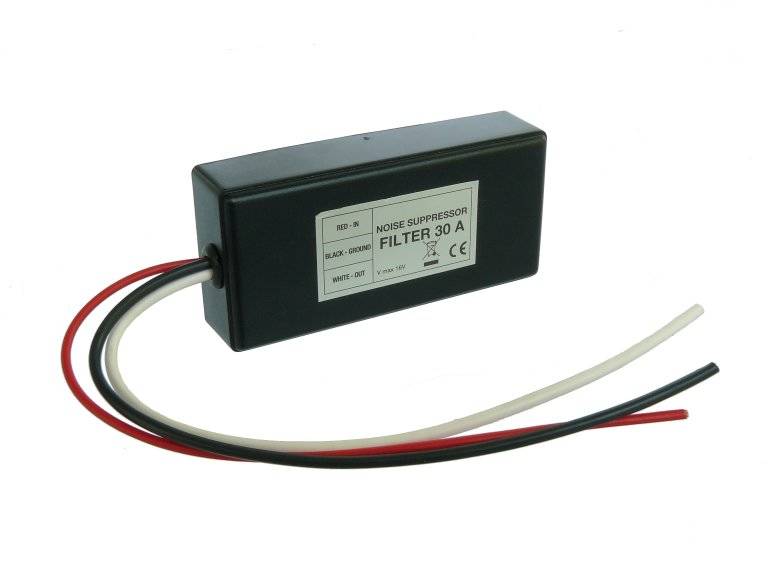MECATRON Zavarszűrő 30 Amp. 620028-C  Jelszint átalakító és zavarszűrő 0