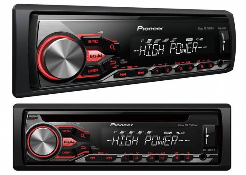 Pioneer MVH-280FD autórádió 0