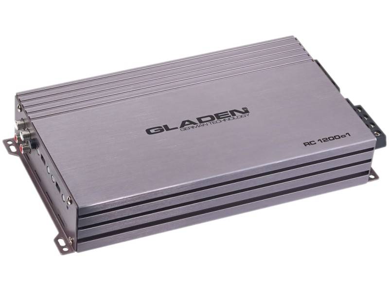Gladen Audio RC 1200c1 D-osztályú mono autóhifi erősít?  Mono autóerősítő 0